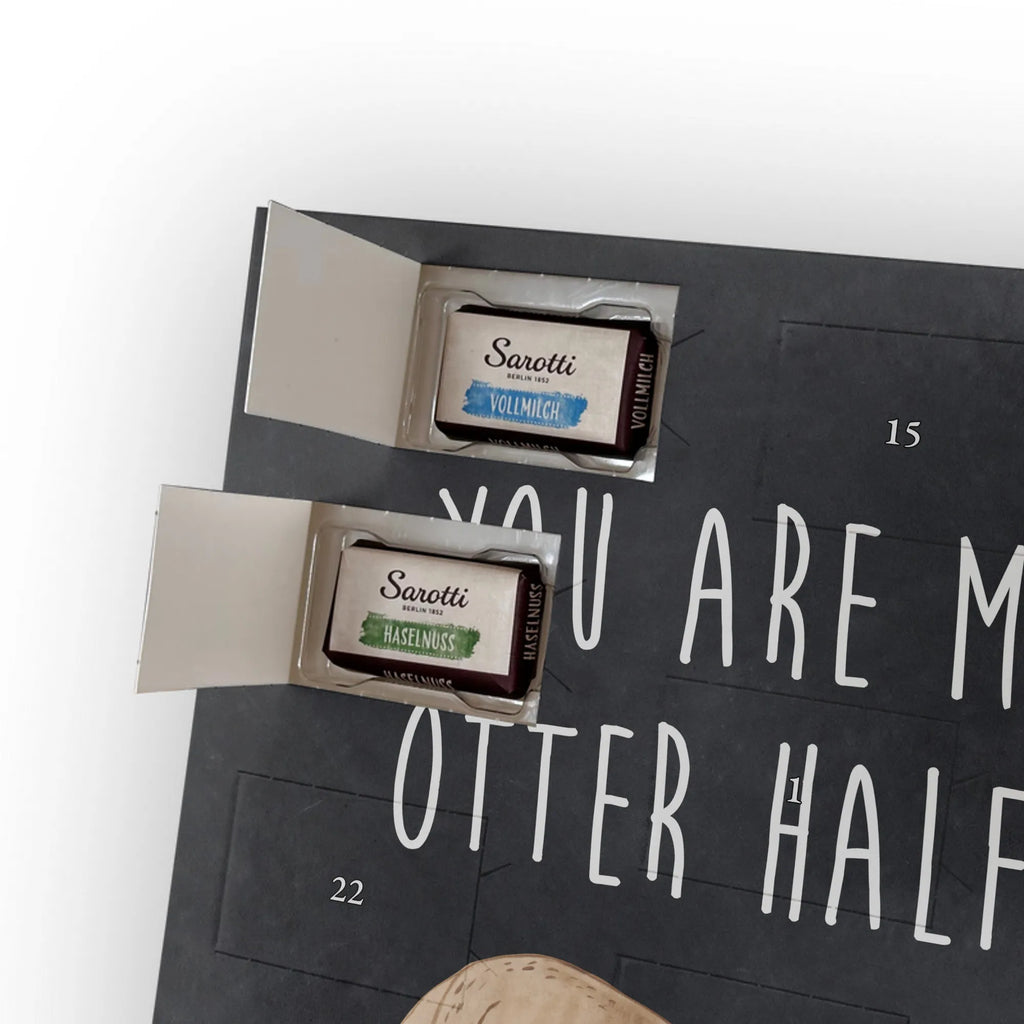 Personalisierter Schoko Foto Adventskalender Otter Herz Personalisierter Schoko Foto Adventskalender, Seeotter, Fischotter, Otter, Love You, Hochzeitstag, Herz, Jahrestag, Gemeinsames Leben, Liebesbeweis, Verlobung, Liebe, Liebesgeschenk, Bessere Hälfte