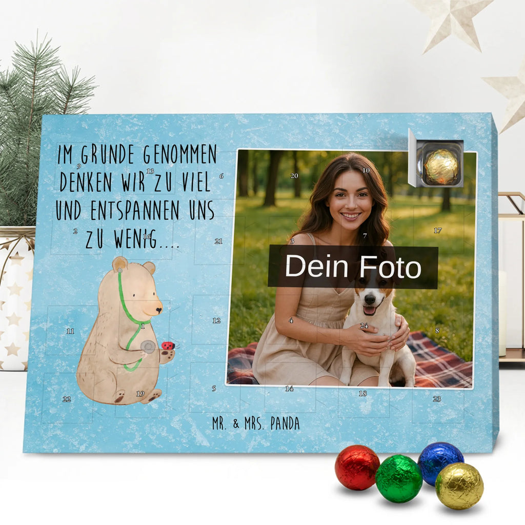 Personalisierter Schoko Foto Adventskalender Bär Arzt Personalisierter Schoko Foto Adventskalender, Teddybär, Teddy, Bär, Arzt, Doktor, Ärztin, Professor, Doktorin, Professorin