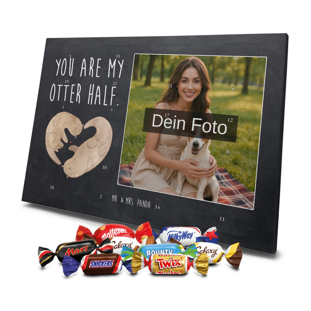 Personalisierter Schoko Foto Adventskalender Otter Herz Personalisierter Schoko Foto Adventskalender, Seeotter, Fischotter, Otter, Love You, Hochzeitstag, Herz, Jahrestag, Gemeinsames Leben, Liebesbeweis, Verlobung, Liebe, Liebesgeschenk, Bessere Hälfte