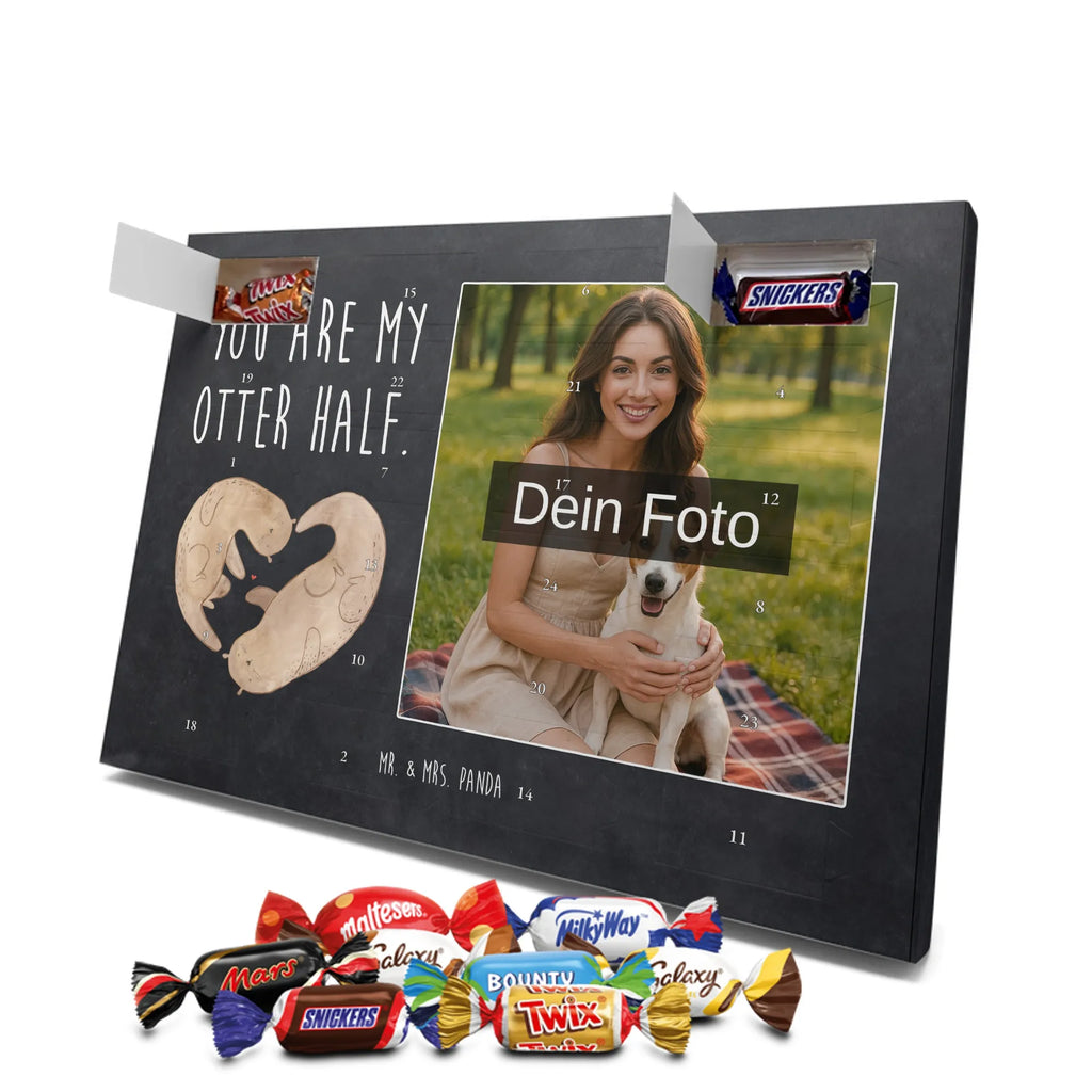Personalisierter Schoko Foto Adventskalender Otter Herz Personalisierter Schoko Foto Adventskalender, Seeotter, Fischotter, Otter, Love You, Hochzeitstag, Herz, Jahrestag, Gemeinsames Leben, Liebesbeweis, Verlobung, Liebe, Liebesgeschenk, Bessere Hälfte