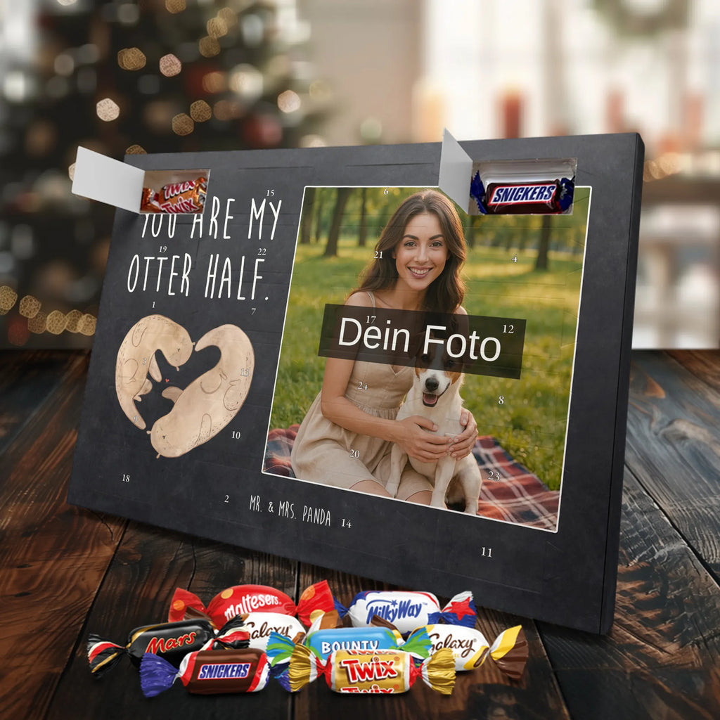 Personalisierter Schoko Foto Adventskalender Otter Herz Personalisierter Schoko Foto Adventskalender, Seeotter, Fischotter, Otter, Love You, Hochzeitstag, Herz, Jahrestag, Gemeinsames Leben, Liebesbeweis, Verlobung, Liebe, Liebesgeschenk, Bessere Hälfte