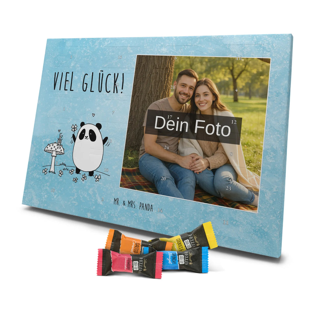  Panda Happiness Personalisierter Schoko Foto Adventskalender