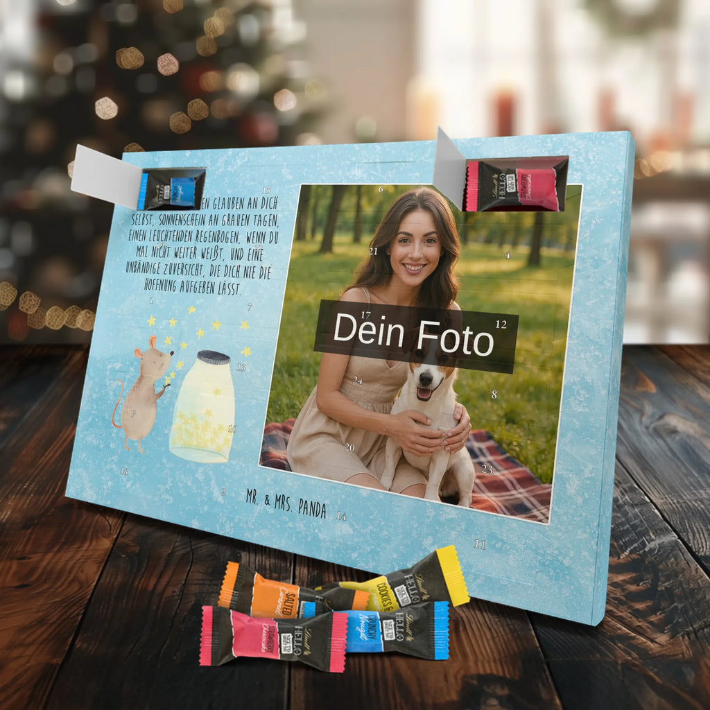 Personalisierter Schoko Foto Adventskalender Maus Sterne Personalisierter Schoko Foto Adventskalender, Tiermotive, Gute Laune, lustige Sprüche, Tiere, Geburt, Sterne, erstes Kind, Kind, Taufe, Schwangerschaft, Maus, Geburtstag, Taufgeschenk, Kindergeburtstag, Hoffnung, Wunsch, Träume