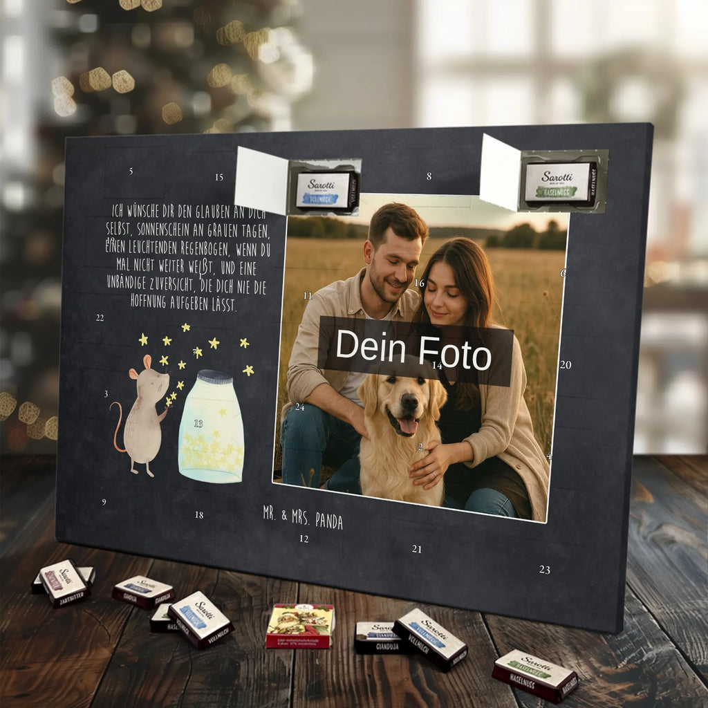 Personalisierter Schoko Foto Adventskalender Maus Sterne Personalisierter Schoko Foto Adventskalender, Tiermotive, Gute Laune, lustige Sprüche, Tiere, Geburt, Sterne, erstes Kind, Kind, Taufe, Schwangerschaft, Maus, Geburtstag, Taufgeschenk, Kindergeburtstag, Hoffnung, Wunsch, Träume