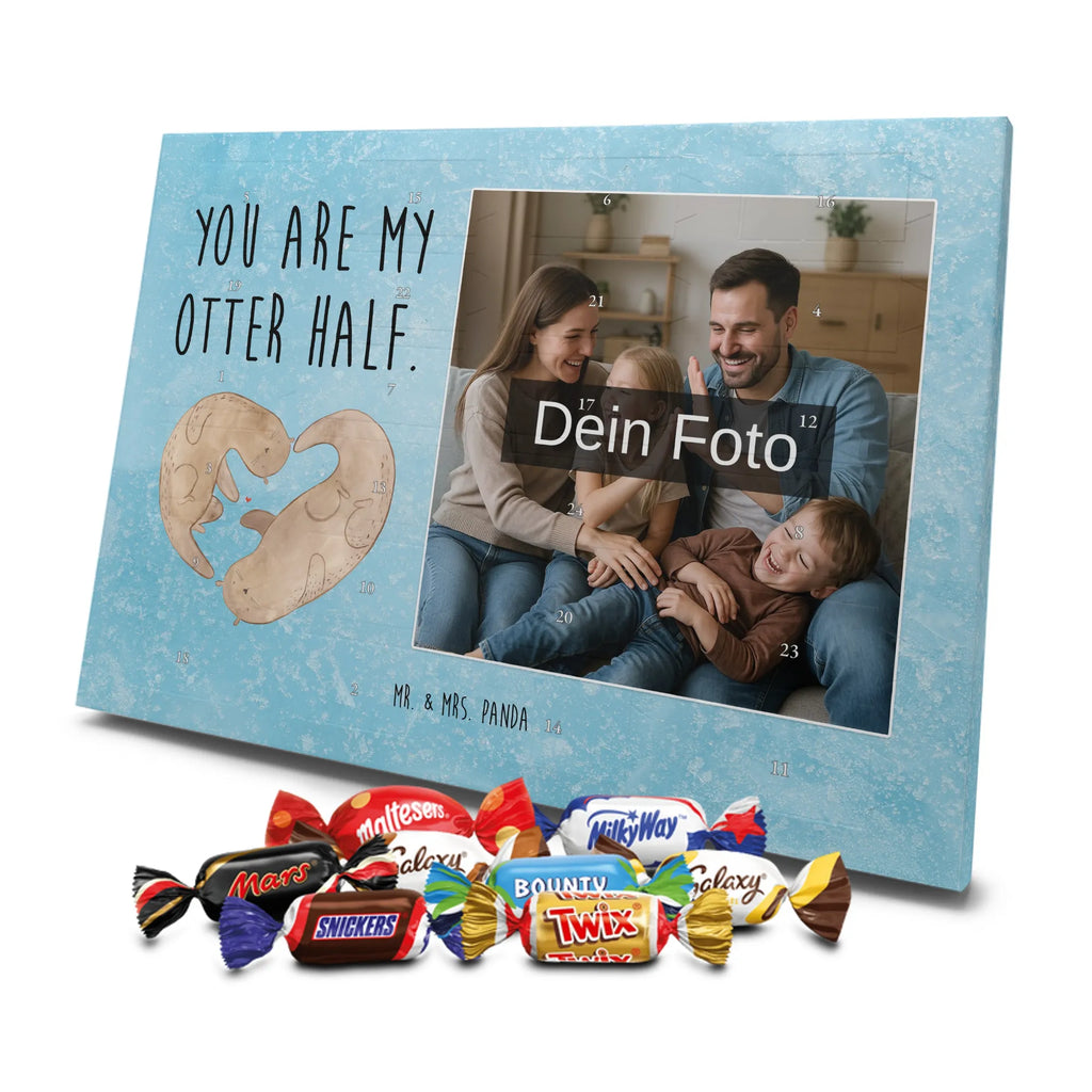 Personalisierter Schoko Foto Adventskalender Otter Herz Personalisierter Schoko Foto Adventskalender, Seeotter, Fischotter, Otter, Love You, Hochzeitstag, Herz, Jahrestag, Gemeinsames Leben, Liebesbeweis, Verlobung, Liebe, Liebesgeschenk, Bessere Hälfte