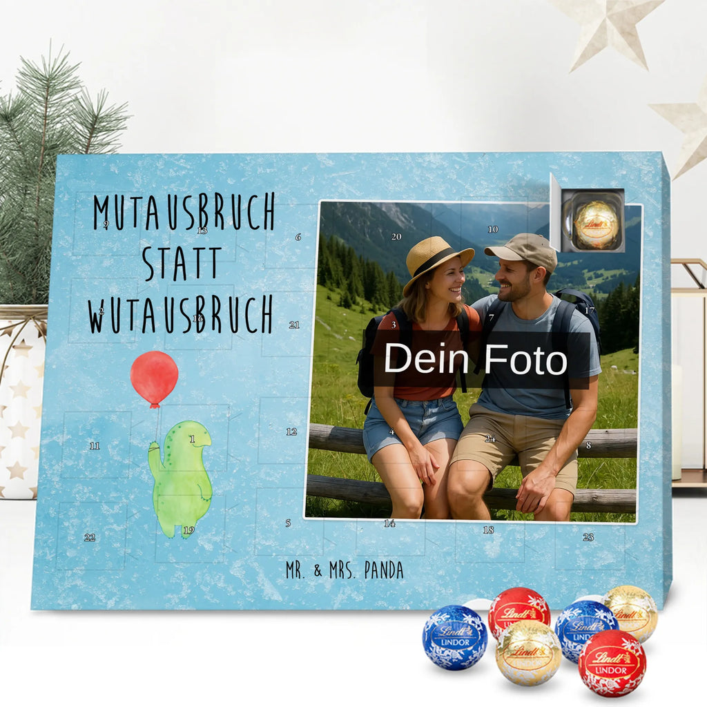  tortoise balloon Personalisierter Schoko Foto Adventskalender, Schildkröte, Motivation, Mutausbruch, Schildkröten, Motivationsspruch