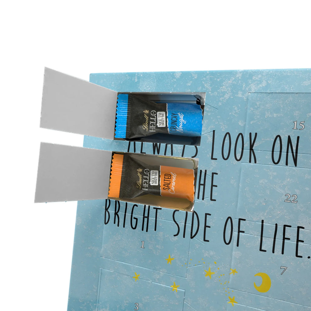 Personalisierter Schoko Foto Adventskalender Fuchs Sterne Personalisierter Schoko Foto Adventskalender, Fuchs, Spruch Positiv, Always Look On The Bright Side Of Life, Füchse, Spruch schön, Romantik, Tröstende Worte