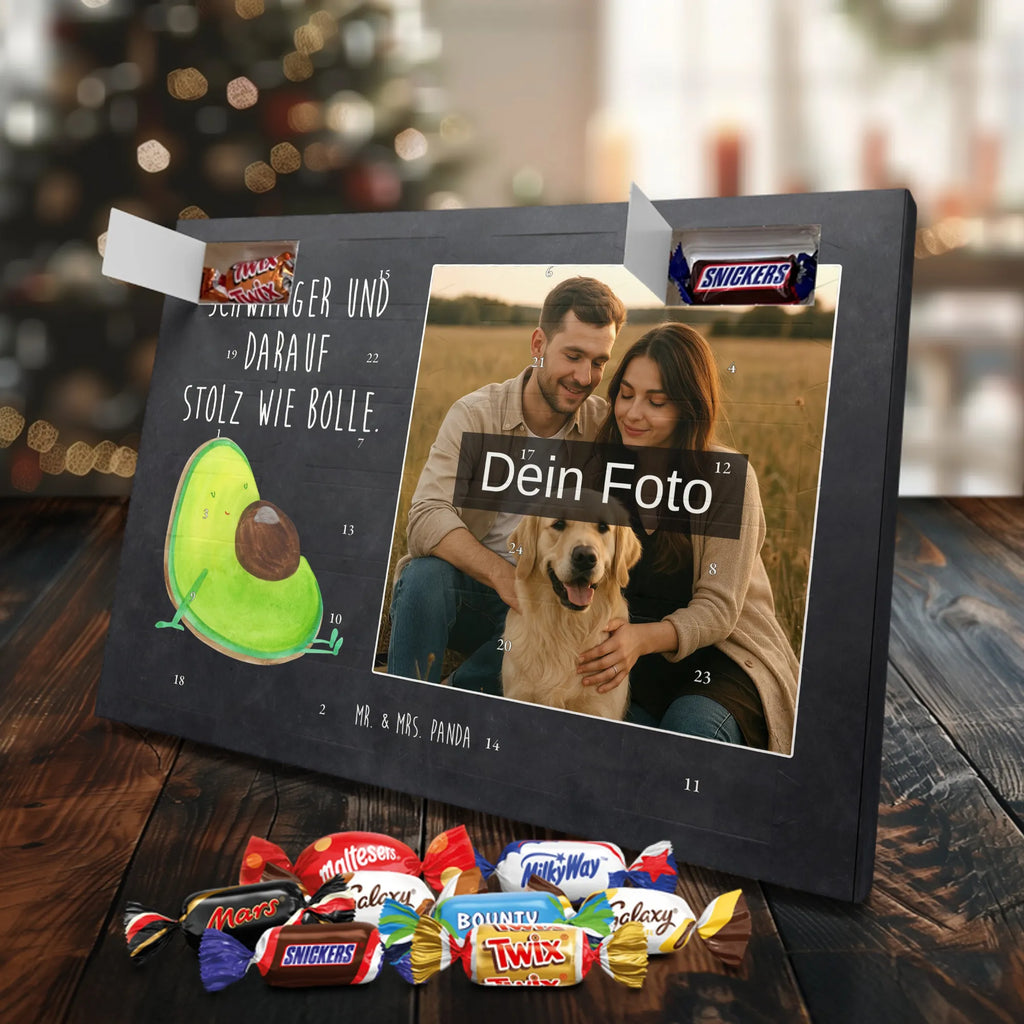 Personalisierter Schoko Foto Adventskalender Avocado Schwangerschaft Personalisierter Schoko Foto Adventskalender, Gesund, Veggie, Avocado, Vegan, Schwanger, Schwangerschaft, Babyshower, Babyparty