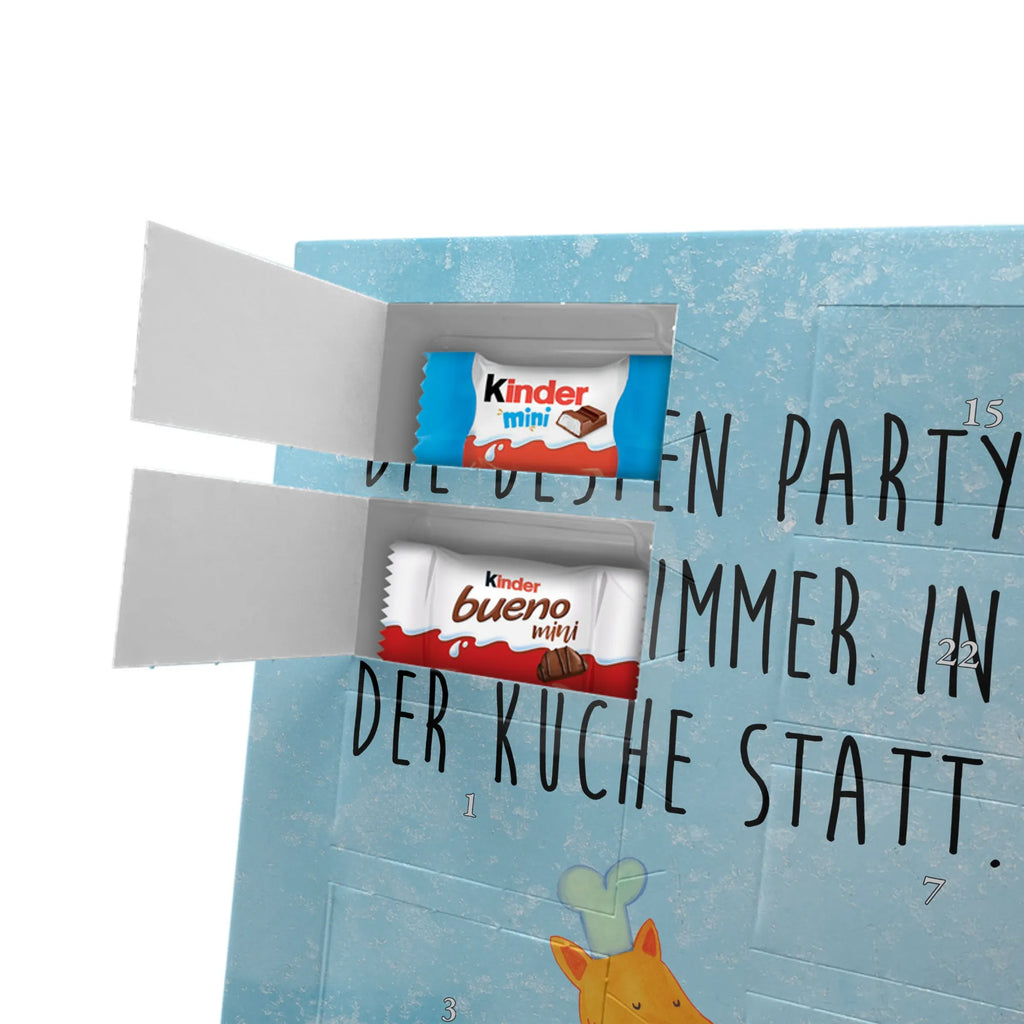  Fox A cook Personalisierter Schoko Foto Adventskalender, Fuchs, Witzig, Spruch Lustig, Füchse, Party Spruch, Küche Deko, Küche Spruch, Bäcker, Koch Geschenk, Köche