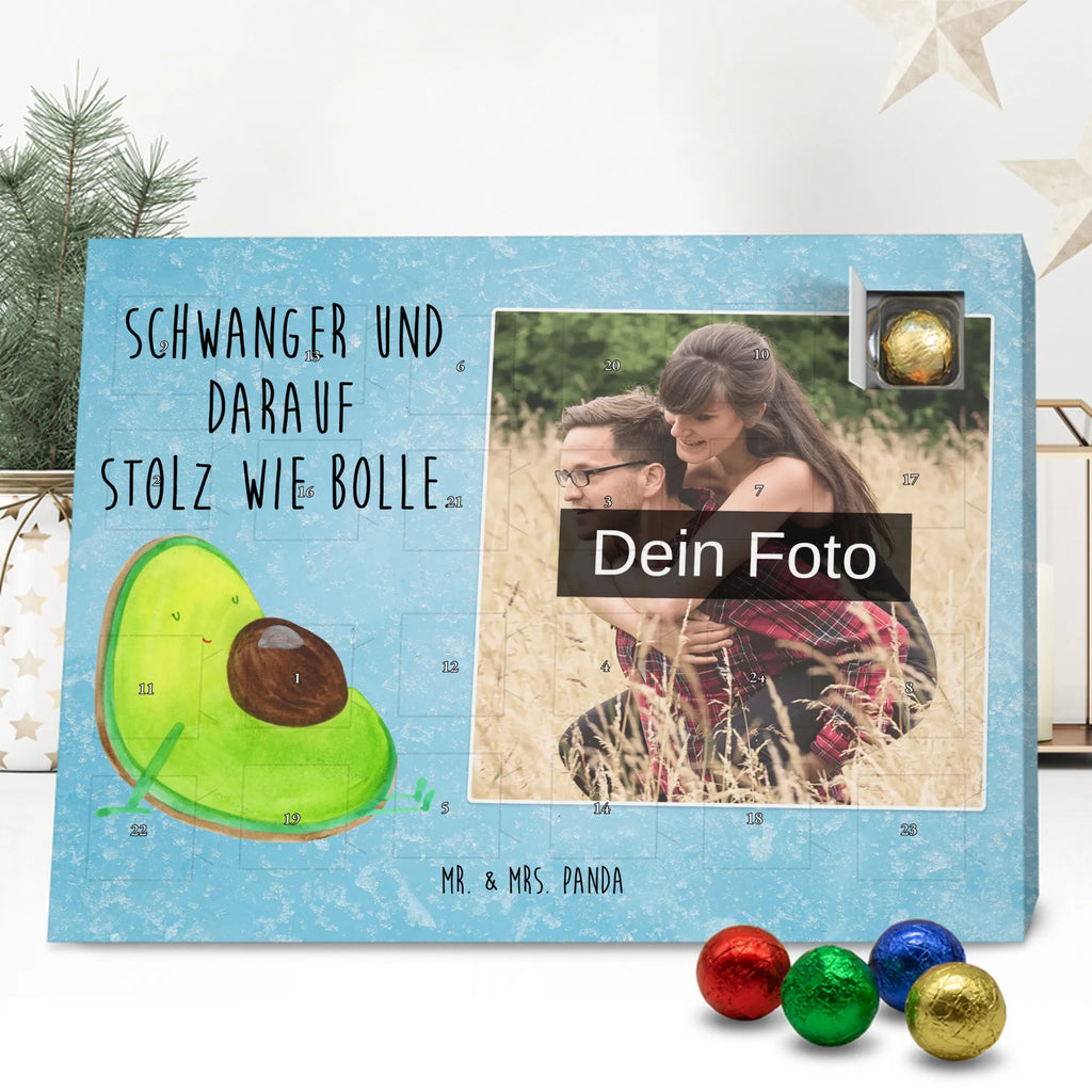 Personalisierter Schoko Foto Adventskalender Avocado Schwangerschaft Personalisierter Schoko Foto Adventskalender, Gesund, Veggie, Avocado, Vegan, Schwanger, Schwangerschaft, Babyshower, Babyparty