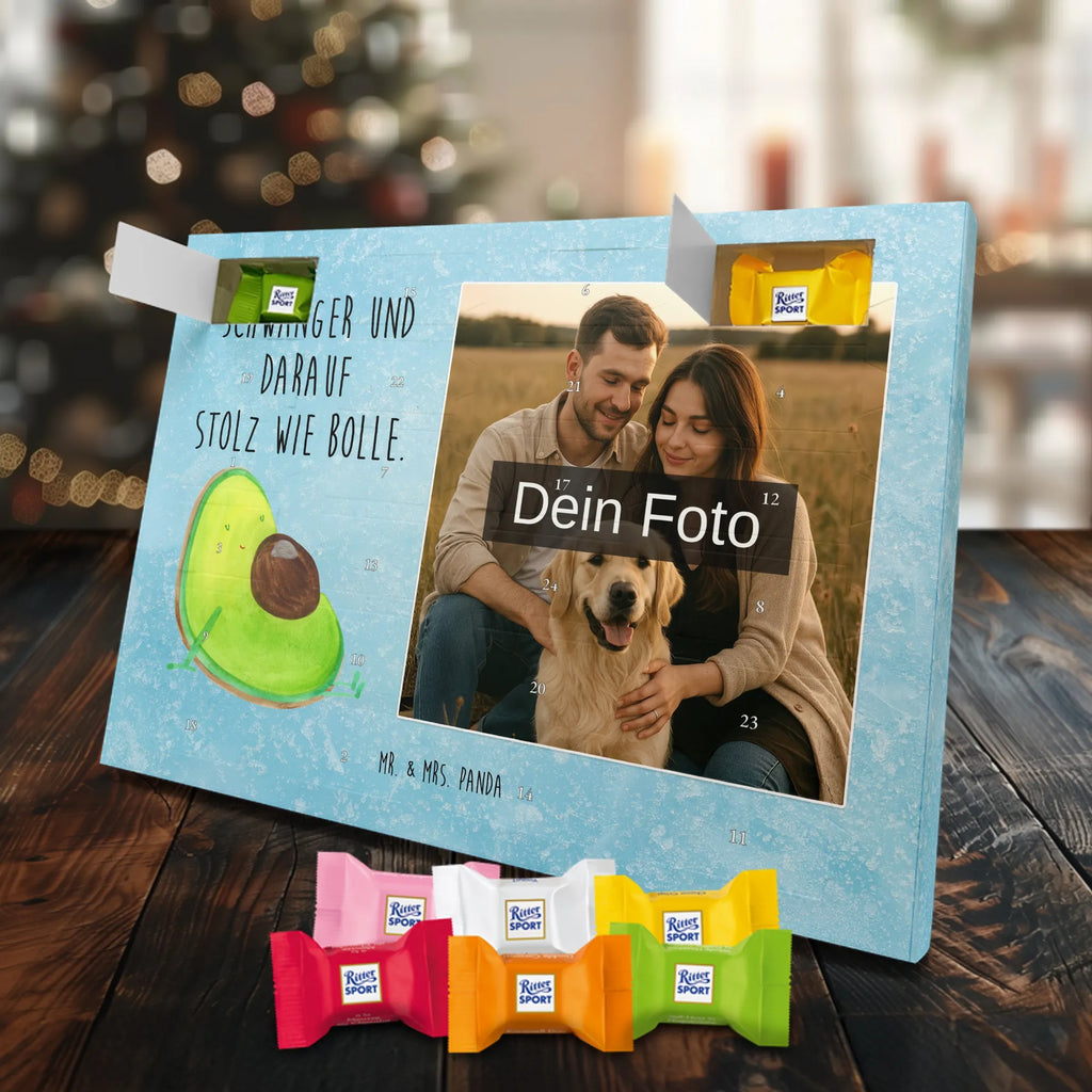 Personalisierter Schoko Foto Adventskalender Avocado Schwangerschaft Personalisierter Schoko Foto Adventskalender, Gesund, Veggie, Avocado, Vegan, Schwanger, Schwangerschaft, Babyshower, Babyparty