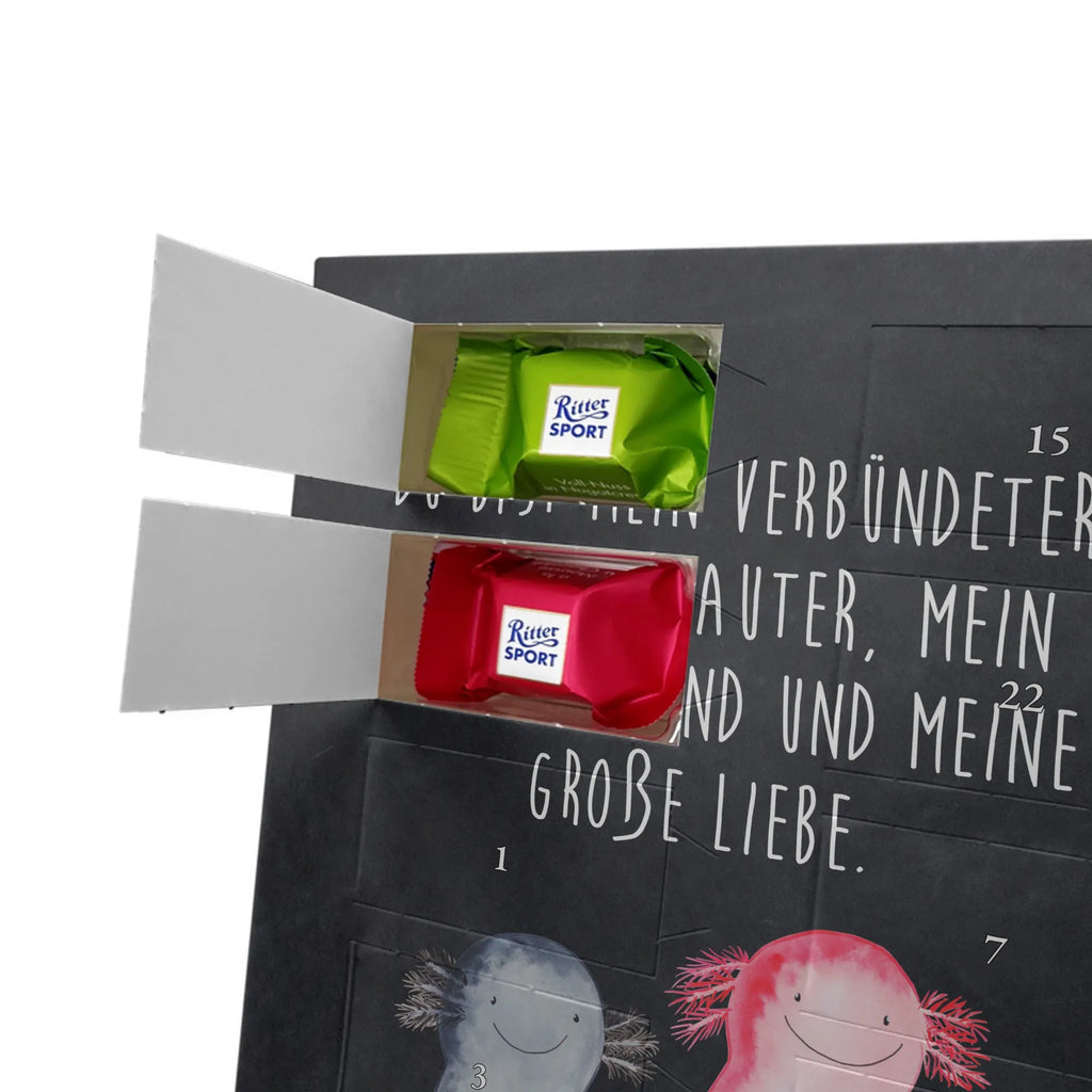  axolotl Girlfriend Personalisierter Schoko Foto Adventskalender, Axolotl, Molch, Schwanzlurch, Lurche, Jahrestag, Valentinstag, Lurch, Axolot, Ehemann, Freund, Liebe, Verlobter, Große Liebe, Liebesbeweis