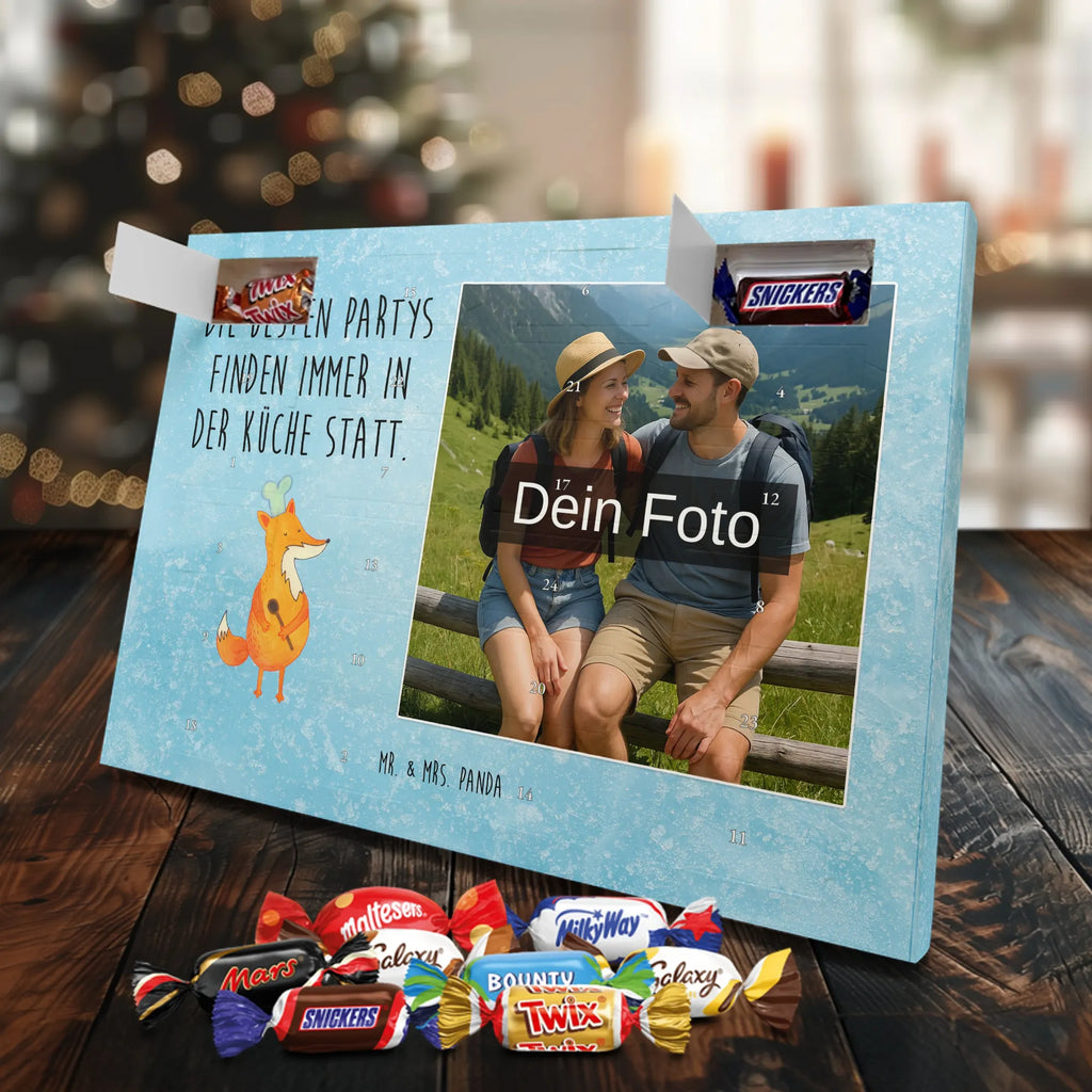  Fox A cook Personalisierter Schoko Foto Adventskalender, Fuchs, Witzig, Spruch Lustig, Füchse, Party Spruch, Küche Deko, Küche Spruch, Bäcker, Koch Geschenk, Köche