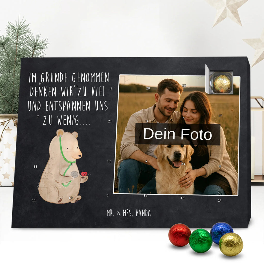 Personalisierter Schoko Foto Adventskalender Bär Arzt Personalisierter Schoko Foto Adventskalender, Teddybär, Teddy, Bär, Arzt, Doktor, Ärztin, Professor, Doktorin, Professorin