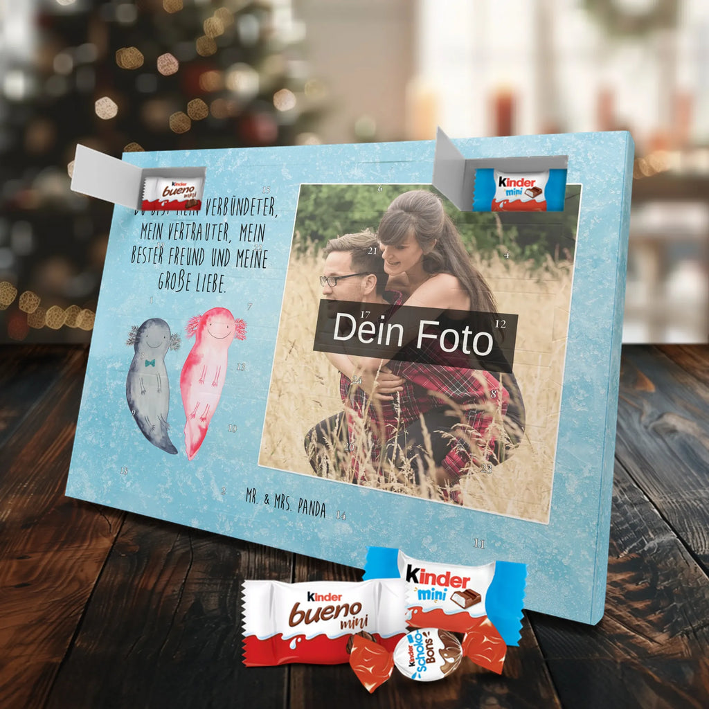  axolotl Girlfriend Personalisierter Schoko Foto Adventskalender, Axolotl, Molch, Schwanzlurch, Lurche, Jahrestag, Valentinstag, Lurch, Axolot, Ehemann, Freund, Liebe, Verlobter, Große Liebe, Liebesbeweis