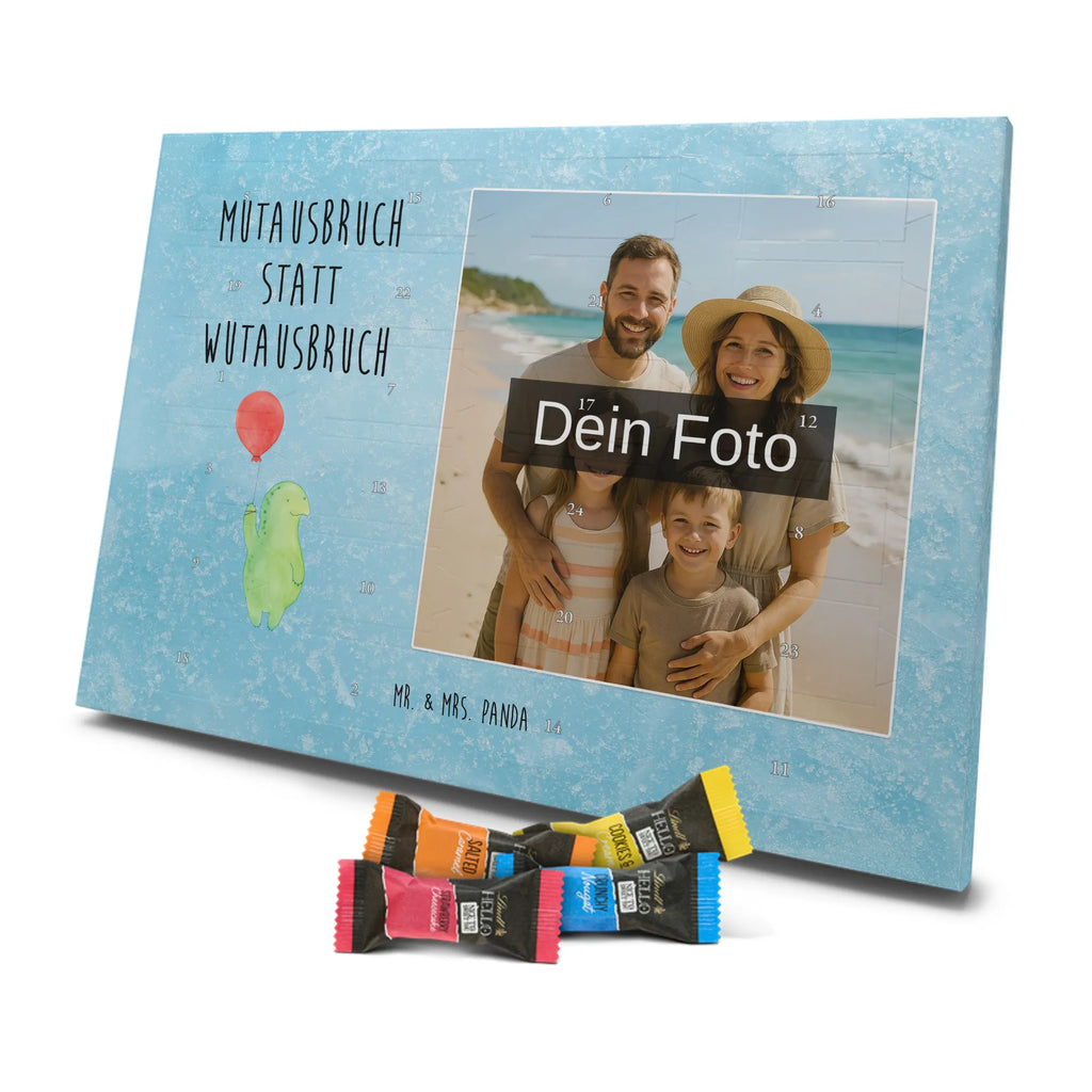  tortoise balloon Personalisierter Schoko Foto Adventskalender, Schildkröte, Motivation, Mutausbruch, Schildkröten, Motivationsspruch