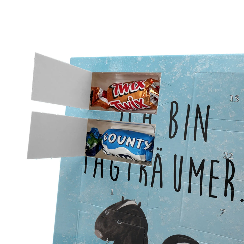 Personalisierter Schoko Foto Adventskalender Stinktier Blume Personalisierter Schoko Foto Adventskalender, Stinktier, Skunk, Träume, Tagträumer, Dreams, Stinker, Wildtier, Raubtier, Verträumt, Stinki