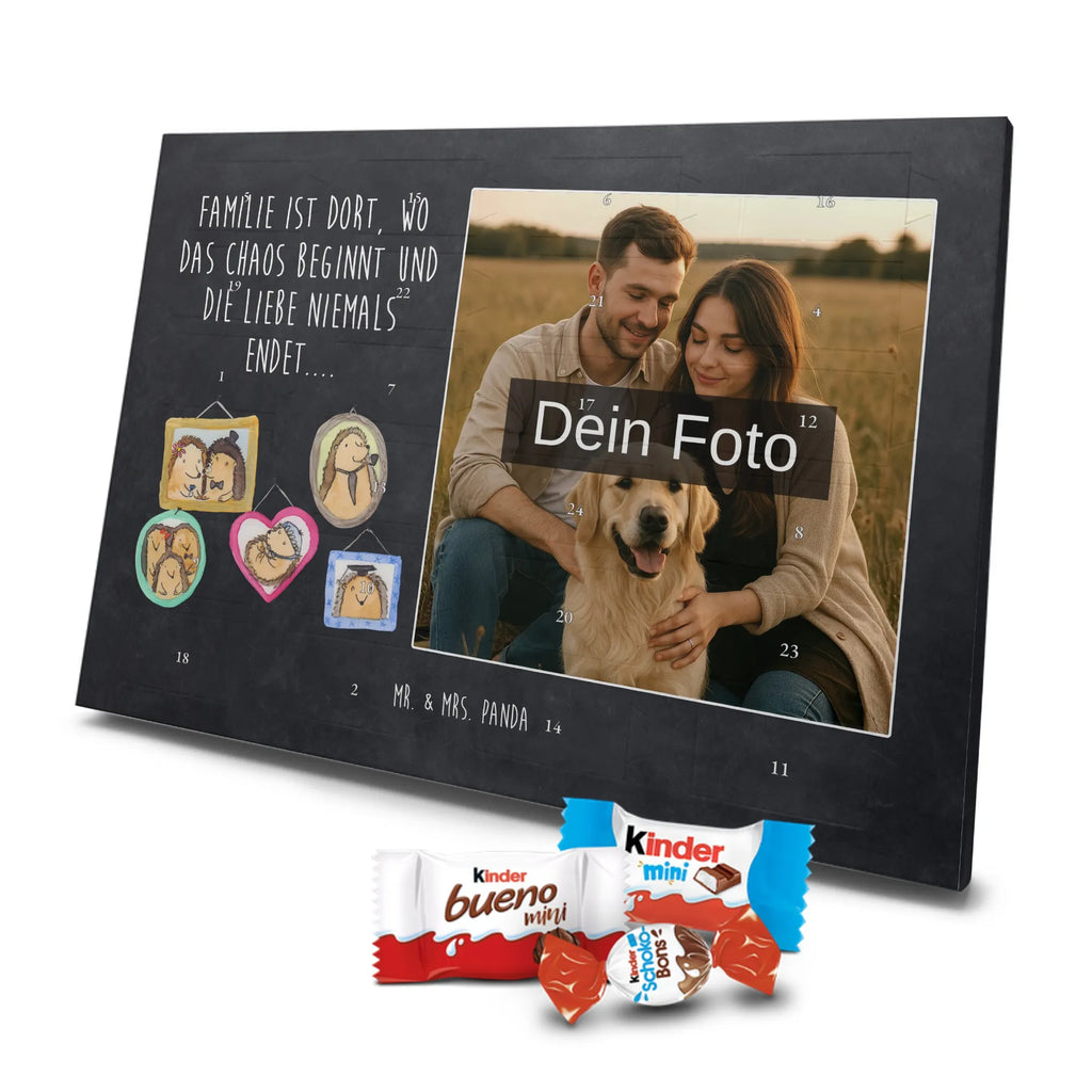 Personalisierter Schoko Foto Adventskalender Igel Familie Personalisierter Schoko Foto Adventskalender, Opa, Bruder, Familie, Muttertag, Schwester, Papa, Mama, Vatertag, Oma, Glück, Bilder, Igel, Liebe, Zusammenhalt
