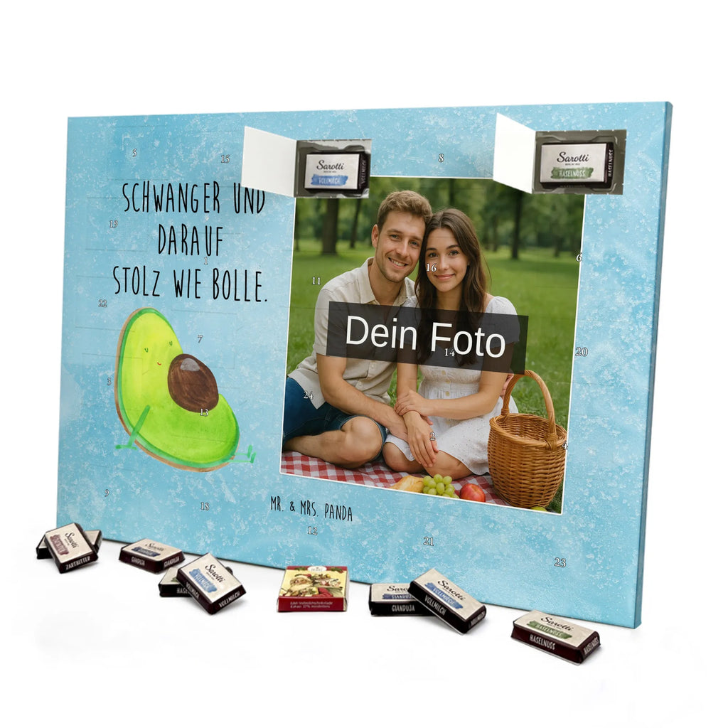 Personalisierter Schoko Foto Adventskalender Avocado Schwangerschaft Personalisierter Schoko Foto Adventskalender, Gesund, Veggie, Avocado, Vegan, Schwanger, Schwangerschaft, Babyshower, Babyparty