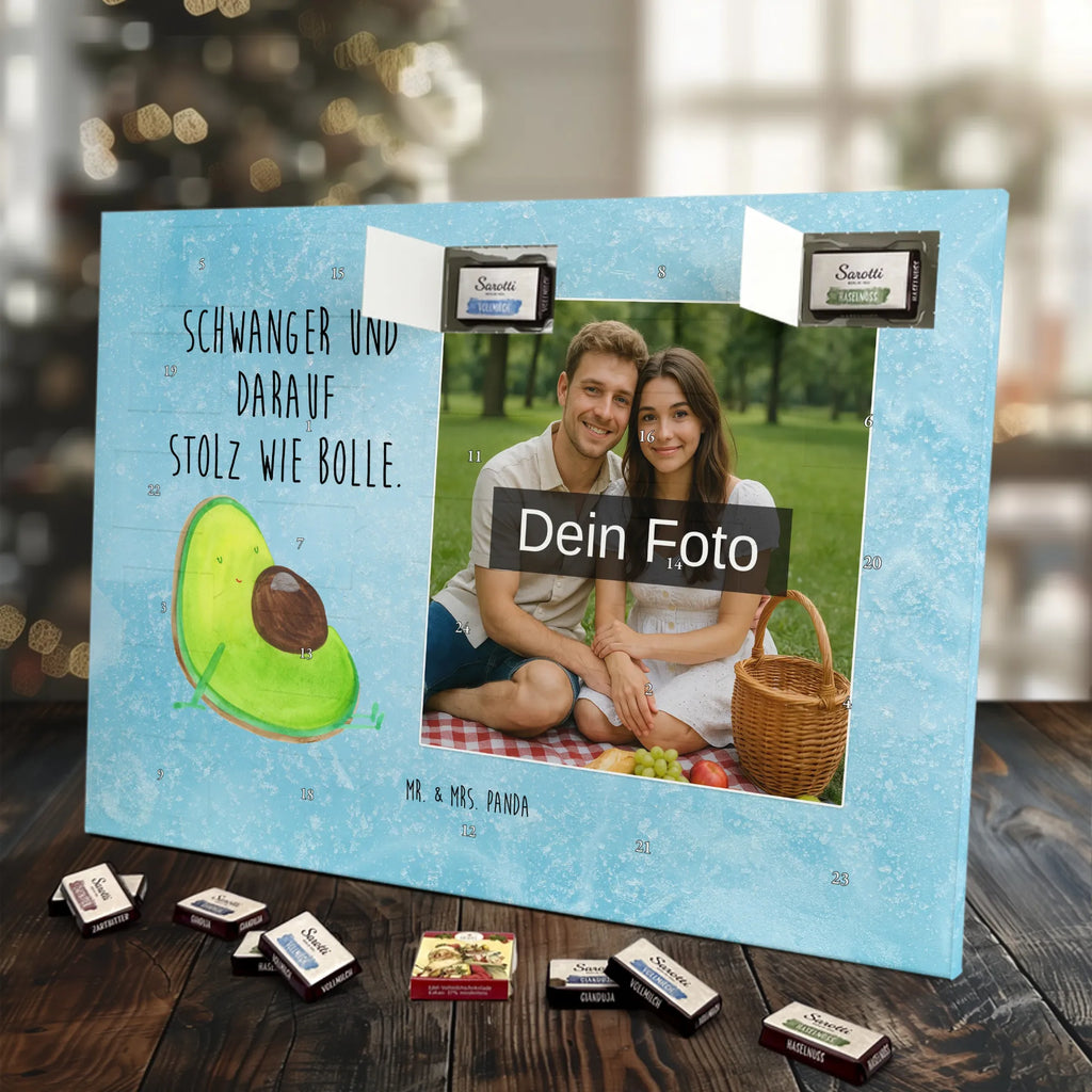 Personalisierter Schoko Foto Adventskalender Avocado Schwangerschaft Personalisierter Schoko Foto Adventskalender, Gesund, Veggie, Avocado, Vegan, Schwanger, Schwangerschaft, Babyshower, Babyparty