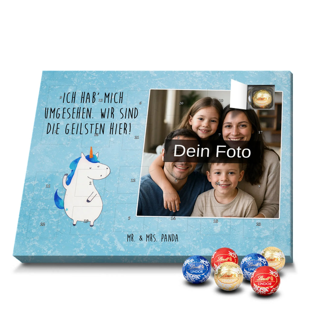 Personalisierter Schoko Foto Adventskalender Einhorn Mann Personalisierter Schoko Foto Adventskalender, Unicorn, Einhorn, Einhörner, Einhorn Deko, Cool, Freundin, Mann, Beste, BFF, Bester Freund, Familie, Hübsch, Party