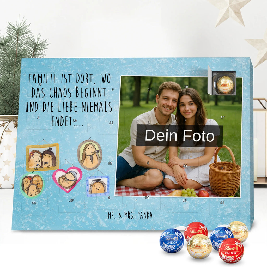 Personalisierter Schoko Foto Adventskalender Igel Familie Personalisierter Schoko Foto Adventskalender, Opa, Bruder, Familie, Muttertag, Schwester, Papa, Mama, Vatertag, Oma, Glück, Bilder, Igel, Liebe, Zusammenhalt