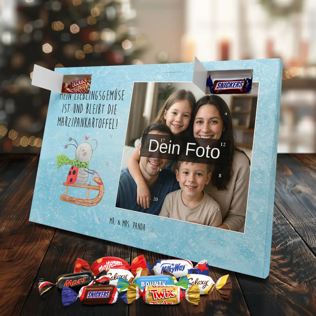 Personalisierter Schoko Foto Adventskalender Smörle Rodeln Personalisierter Schoko Foto Adventskalender, Winter, Wintermotiv, Advent, Nikolaus, Weihnachten, Weihnachtsdeko, Heiligabend, Marzipan, Smörle, Schlittenfahren
