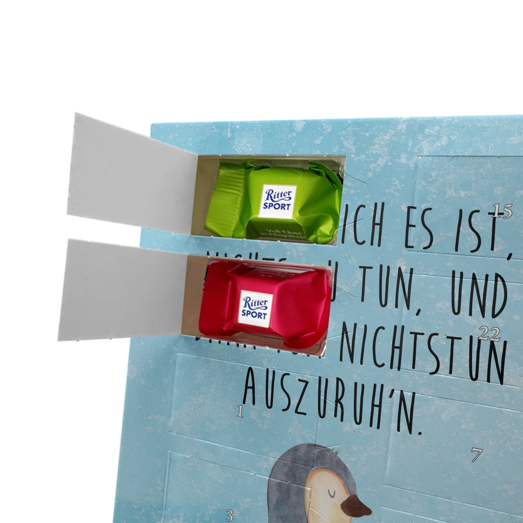Personalisierter Schoko Foto Adventskalender Pinguin Buch Personalisierter Schoko Foto Adventskalender, Pinguin, Pinguine, Ferien, Freizeit, Urlaub, Buch, Nichtstun, Faulenzen, Lesen, Bücherwurm