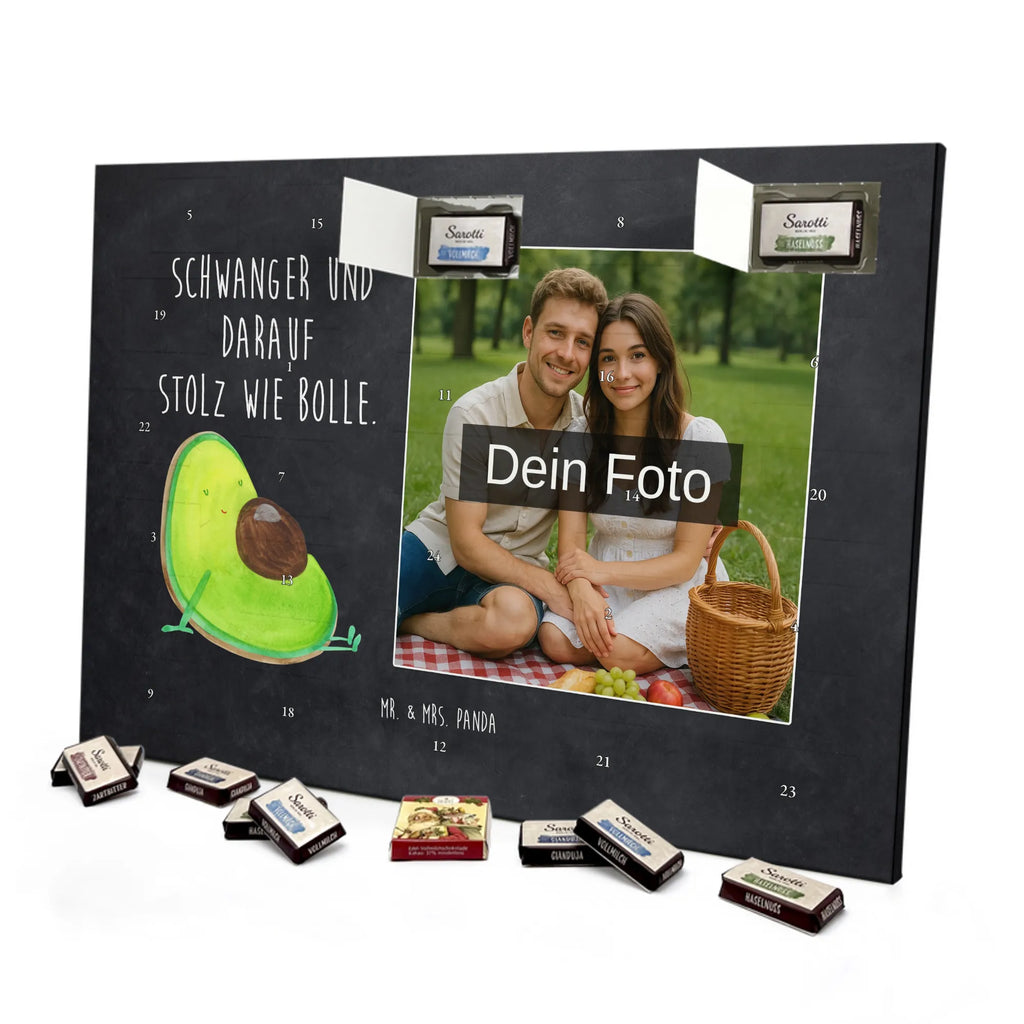 Personalisierter Schoko Foto Adventskalender Avocado Schwangerschaft Personalisierter Schoko Foto Adventskalender, Gesund, Veggie, Avocado, Vegan, Schwanger, Schwangerschaft, Babyshower, Babyparty