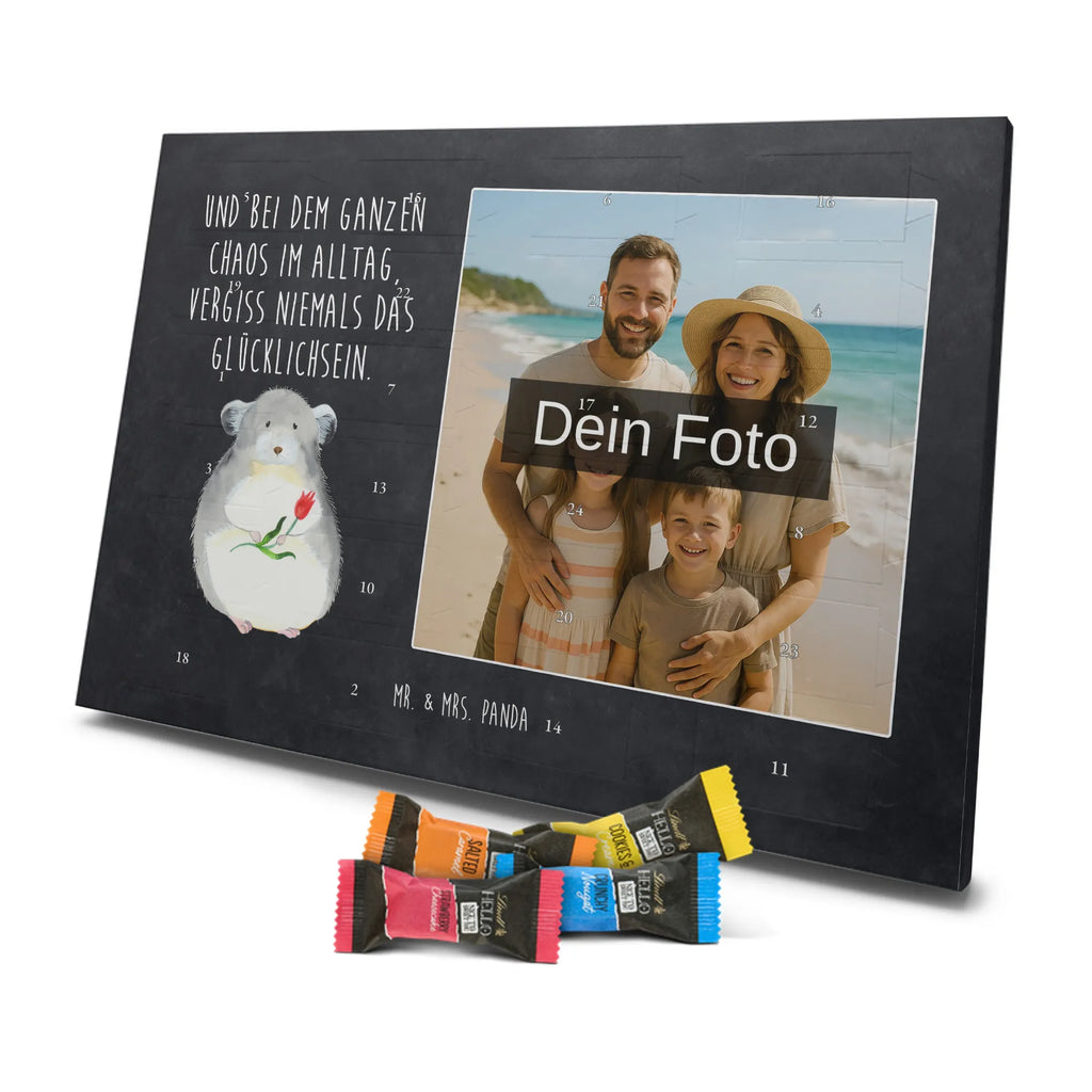  chinchilla flower Personalisierter Schoko Foto Adventskalender, Gute Laune, Lustige Sprüche, Tiere, Tiermotive, Depressionen, Büro, Chaos, Glücklichsein, Büroalltag, Chinchilla, traurig sein, Chinchillas, Kummer, Liebeskummer