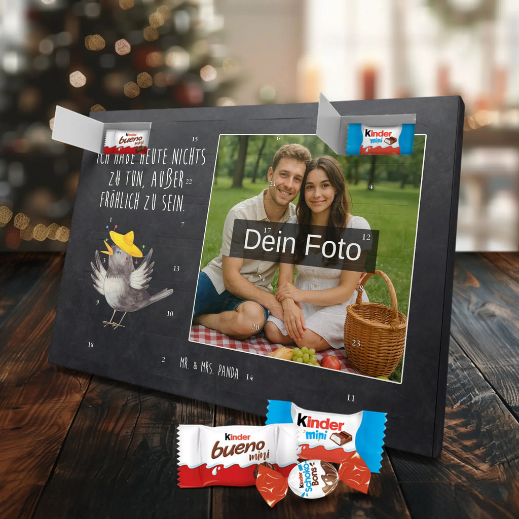 Personalisierter Schoko Foto Adventskalender Rabe Sombrero Personalisierter Schoko Foto Adventskalender, Lustige Sprüche, Tiere, Gute Laune, Tiermotive, Fröhlich sein, glücklich sein, Elster, Motivation, Glück Spruch, Spruch Positiv, Vogel, Froh, Vögel, Rabe