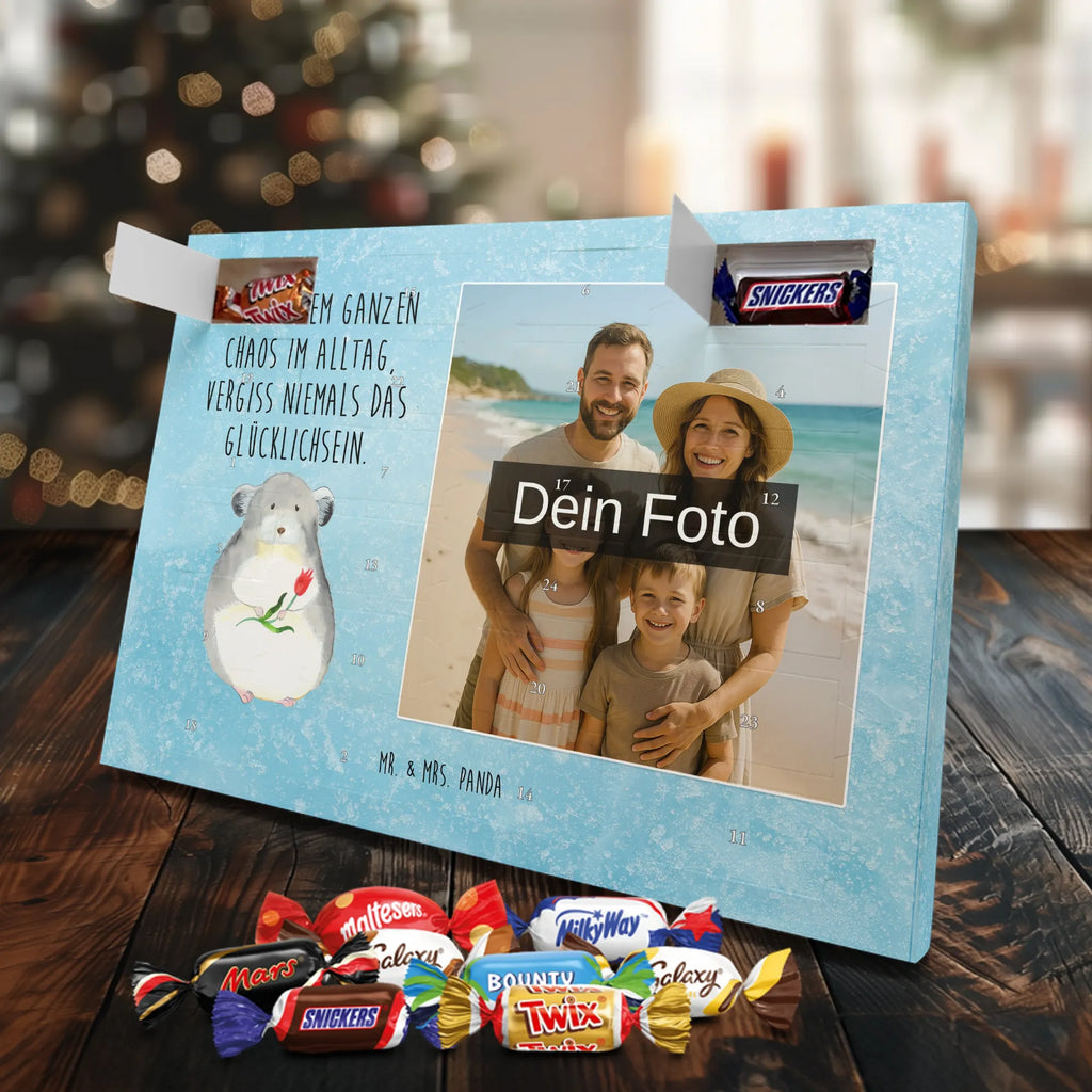  chinchilla flower Personalisierter Schoko Foto Adventskalender, Gute Laune, Lustige Sprüche, Tiere, Tiermotive, Depressionen, Büro, Chaos, Glücklichsein, Büroalltag, Chinchilla, traurig sein, Chinchillas, Kummer, Liebeskummer