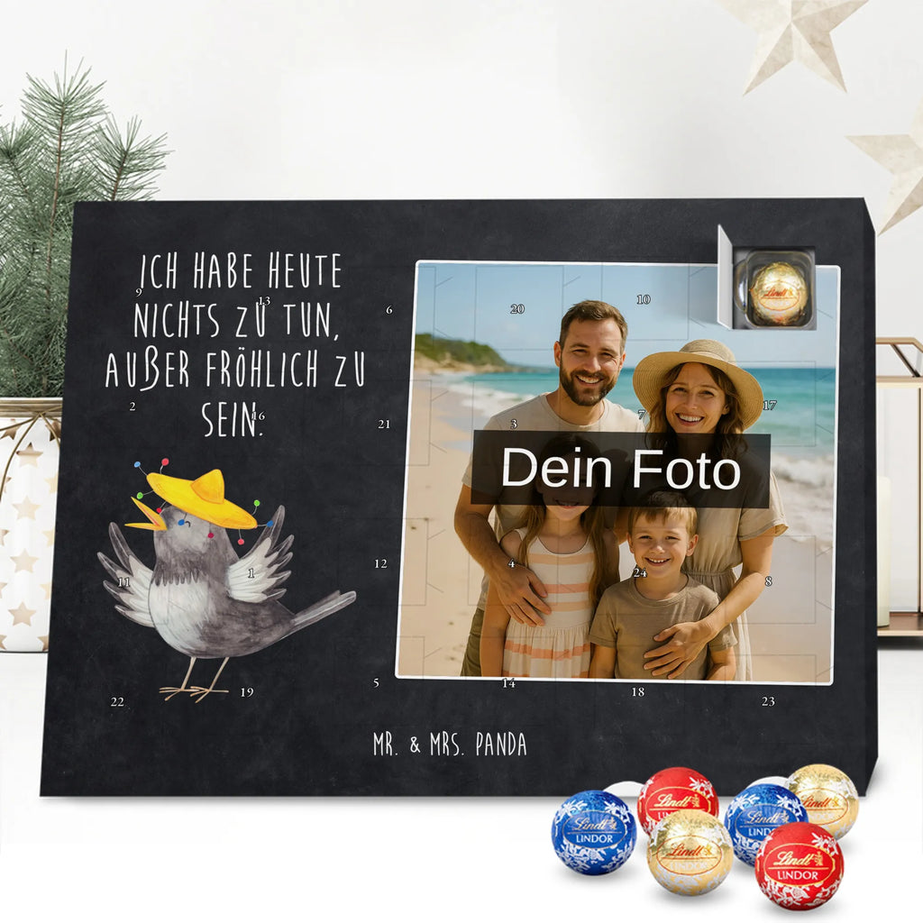 Personalisierter Schoko Foto Adventskalender Rabe Sombrero Personalisierter Schoko Foto Adventskalender, Lustige Sprüche, Tiere, Gute Laune, Tiermotive, Fröhlich sein, glücklich sein, Elster, Motivation, Glück Spruch, Spruch Positiv, Vogel, Froh, Vögel, Rabe