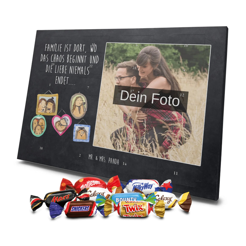 Personalisierter Schoko Foto Adventskalender Igel Familie Personalisierter Schoko Foto Adventskalender, Opa, Bruder, Familie, Muttertag, Schwester, Papa, Mama, Vatertag, Oma, Glück, Bilder, Igel, Liebe, Zusammenhalt