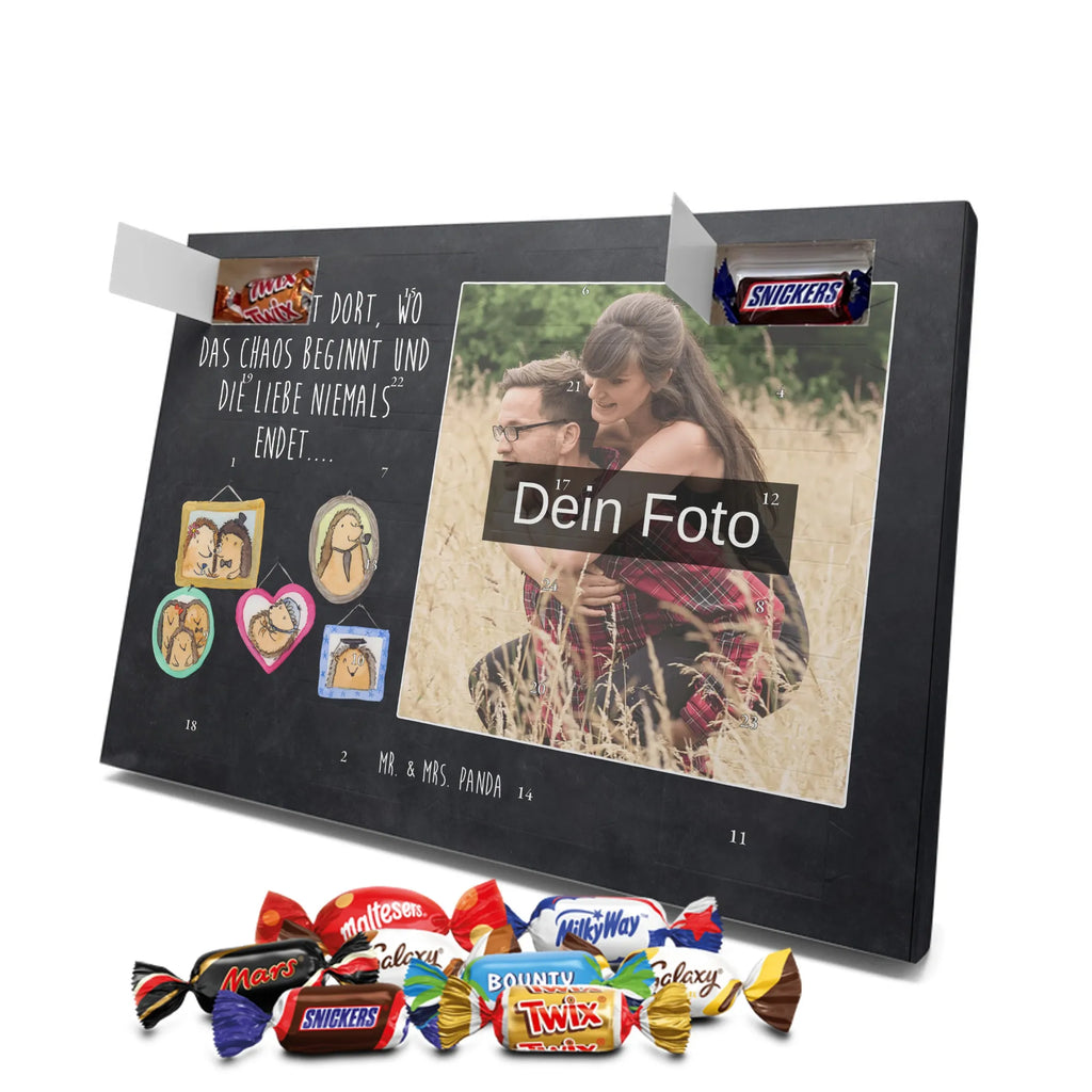 Personalisierter Schoko Foto Adventskalender Igel Familie Personalisierter Schoko Foto Adventskalender, Opa, Bruder, Familie, Muttertag, Schwester, Papa, Mama, Vatertag, Oma, Glück, Bilder, Igel, Liebe, Zusammenhalt