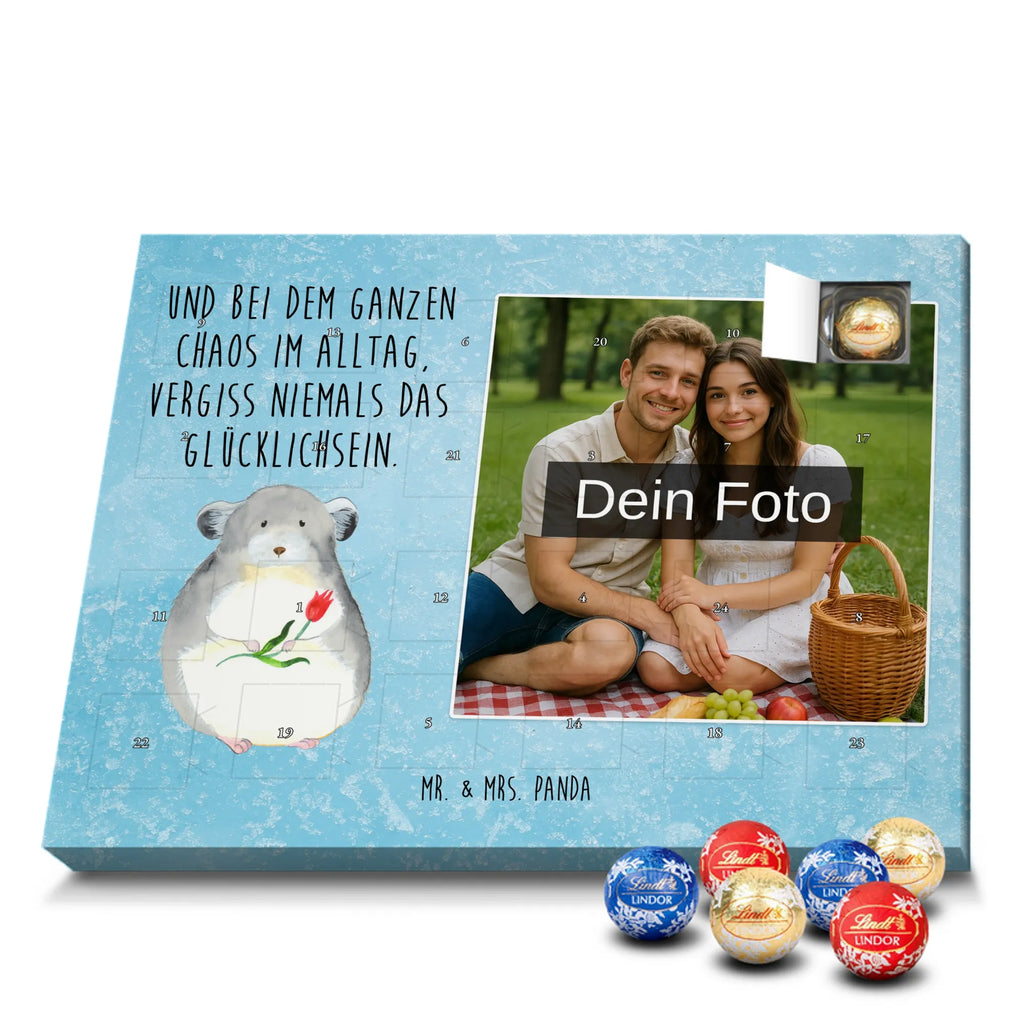  chinchilla flower Personalisierter Schoko Foto Adventskalender, Gute Laune, Lustige Sprüche, Tiere, Tiermotive, Depressionen, Büro, Chaos, Glücklichsein, Büroalltag, Chinchilla, traurig sein, Chinchillas, Kummer, Liebeskummer