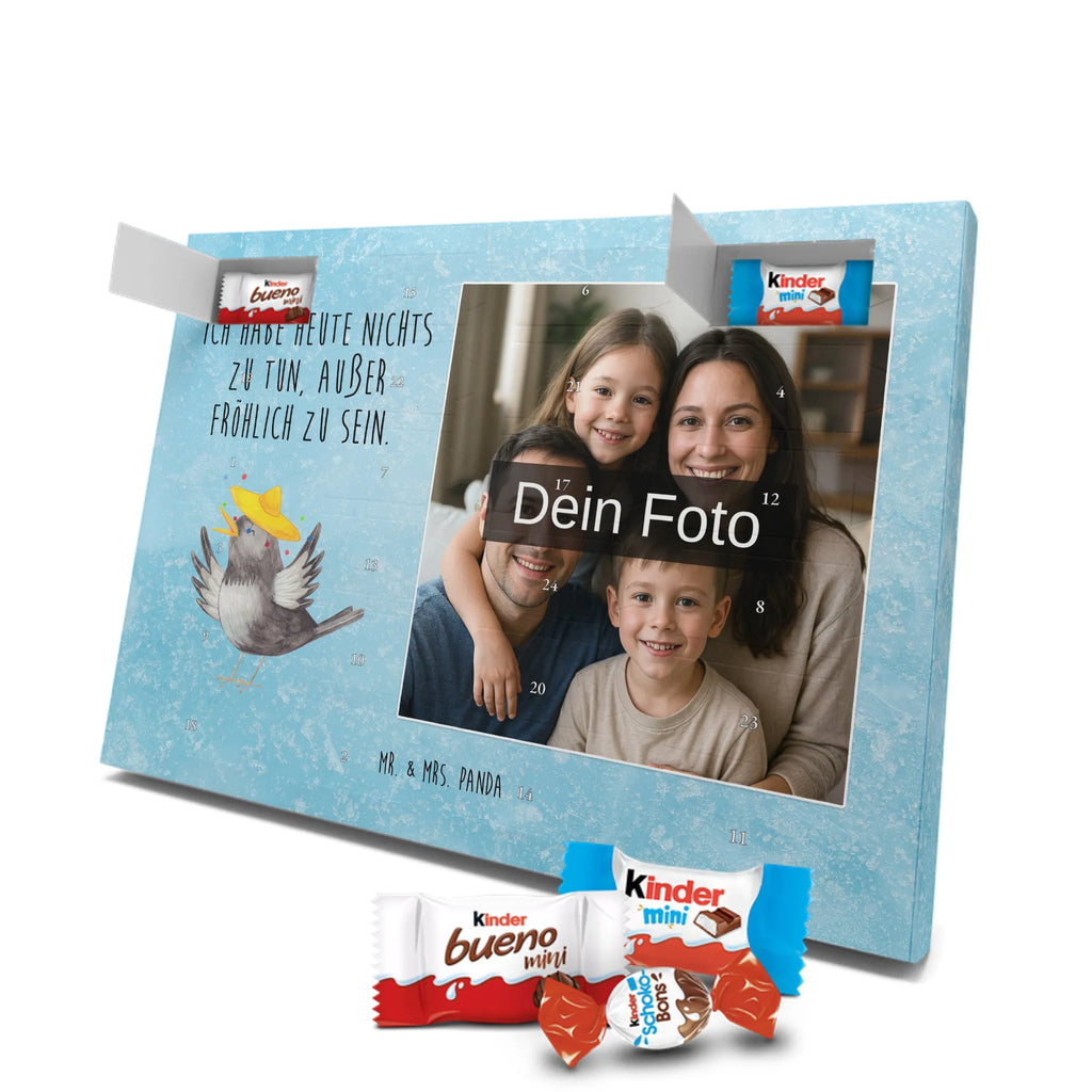 Personalisierter Schoko Foto Adventskalender Rabe Sombrero Personalisierter Schoko Foto Adventskalender, Lustige Sprüche, Tiere, Gute Laune, Tiermotive, Fröhlich sein, glücklich sein, Elster, Motivation, Glück Spruch, Spruch Positiv, Vogel, Froh, Vögel, Rabe