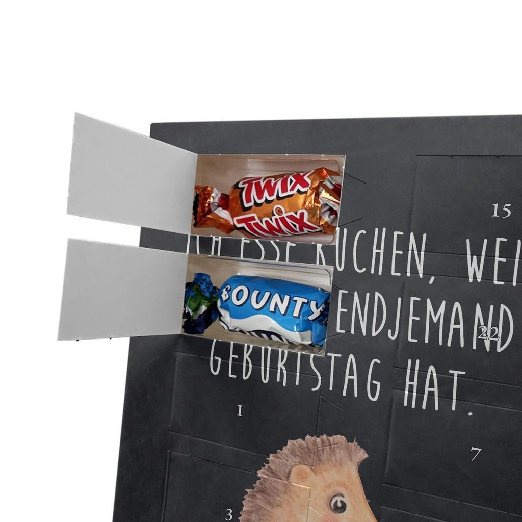  Hedgehog piece of cake Personalisierter Schoko Foto Adventskalender, Gute Laune, Lustige Sprüche, Tiere, Tiermotive, Torte, Backen Geschenk, Kuchen Backen, Igel, Geburtstagskuchen, Einladung Party, Essen Spruch, Kuchen