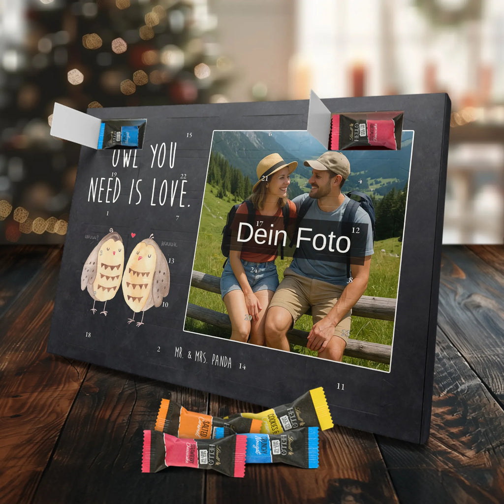  sowy miłość Personalisierter Schoko Foto Adventskalender, Eule, Freund, Freundin Geschenk, Liebe, Liebe Spruch, Eule Deko, Owl, Wortspiel Lustig, Hochzeit Spruch, All You Need Is Love