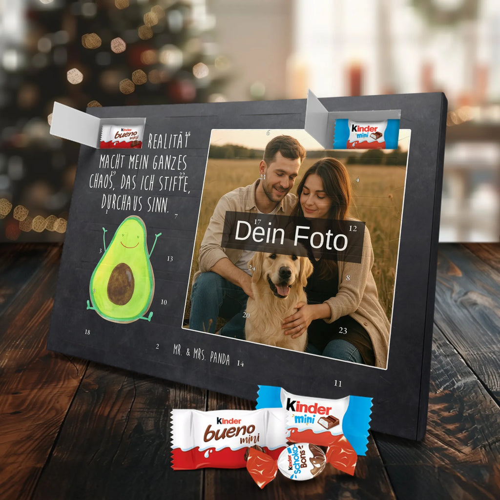  avocado Happy Personalisierter Schoko Foto Adventskalender, Gesund, Vegan, Veggie, Avocado, Chaos