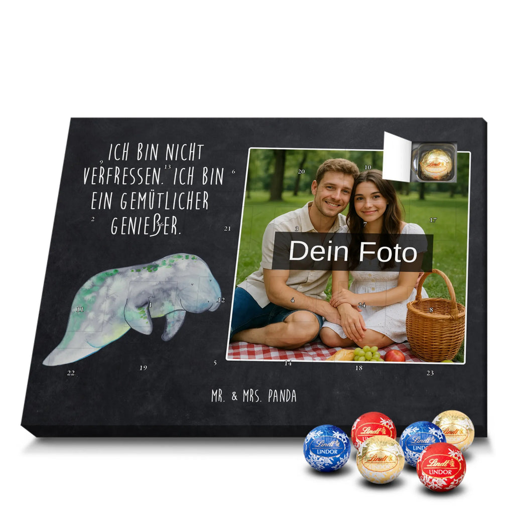 Personalisierter Schoko Foto Adventskalender Seekuh Chillen Personalisierter Schoko Foto Adventskalender, Meerestiere, Urlaub, Meer, Seekühe, Seekuh, Abnehmen, Diät, Zucker, Süßigkeiten, Diätwahn, Essen