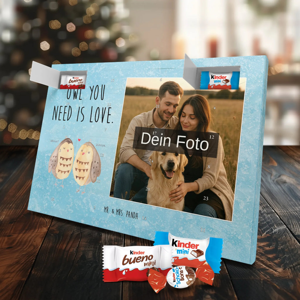  sowy miłość Personalisierter Schoko Foto Adventskalender, Eule, Freund, Freundin Geschenk, Liebe, Liebe Spruch, Eule Deko, Owl, Wortspiel Lustig, Hochzeit Spruch, All You Need Is Love
