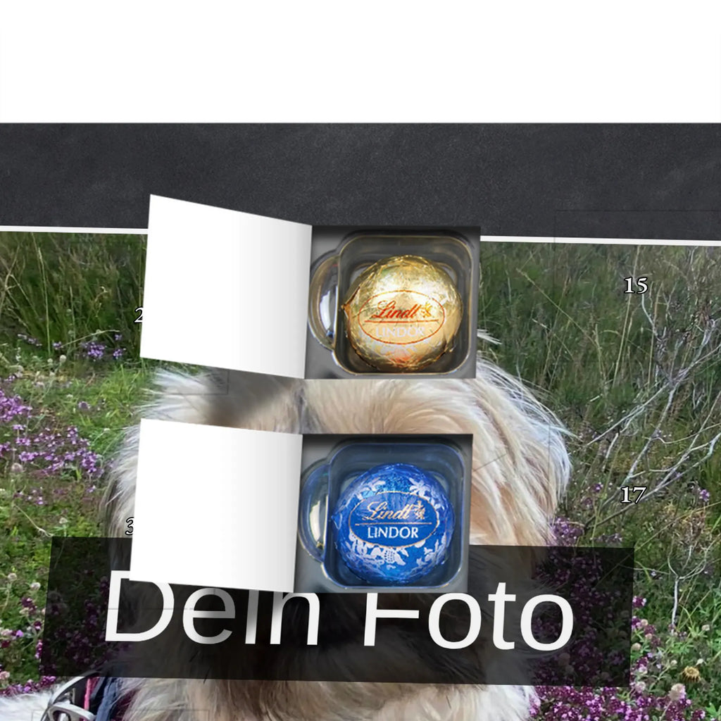  Dog lady Personalisierter Schoko Foto Adventskalender, Hundebesitzer, Hunderasse, Sprüche, Hundemotiv, Haustier, Hund, Tierliebhaber, Liebe, Hundeglück, Hundeliebe, Hunde, Frauchen