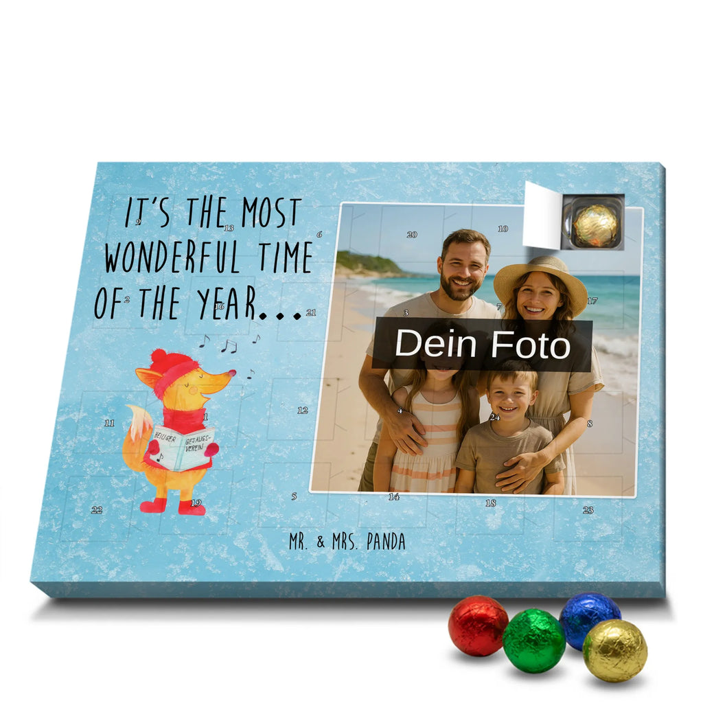 Personalisierter Schoko Foto Adventskalender Fuchs Sänger Personalisierter Schoko Foto Adventskalender, Winter, Wintermotiv, Advent, Nikolaus, Weihnachten, Weihnachtsdeko, Heiligabend, Geschenk Sänger, Sänger, Weihnachtslieder, Fuchs, Füchse, Singen