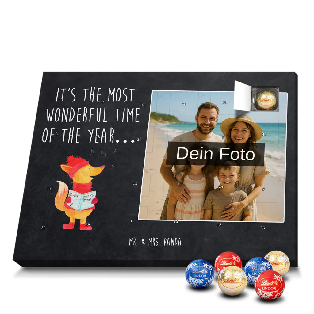 Personalisierter Schoko Foto Adventskalender Fuchs Sänger Personalisierter Schoko Foto Adventskalender, Winter, Wintermotiv, Advent, Nikolaus, Weihnachten, Weihnachtsdeko, Heiligabend, Geschenk Sänger, Sänger, Weihnachtslieder, Fuchs, Füchse, Singen