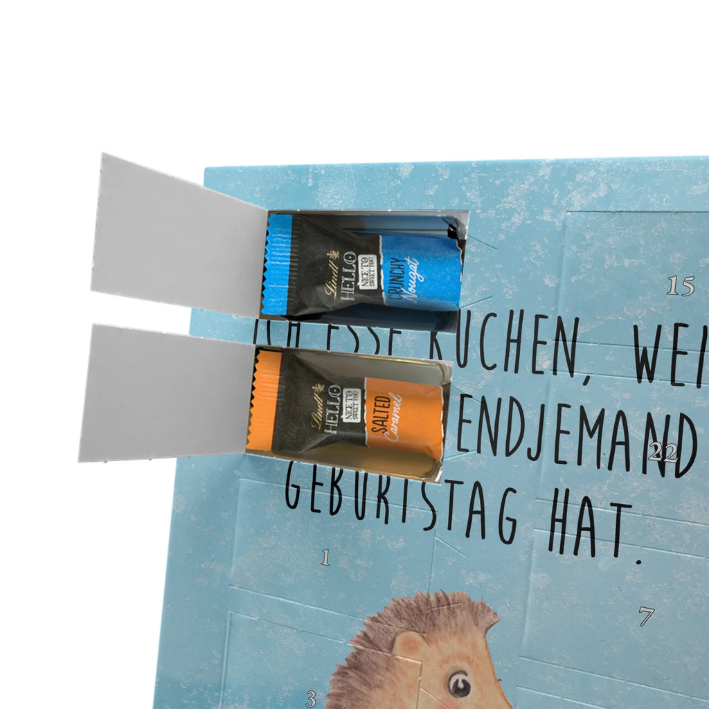  Hedgehog piece of cake Personalisierter Schoko Foto Adventskalender, Gute Laune, Lustige Sprüche, Tiere, Tiermotive, Torte, Backen Geschenk, Kuchen Backen, Igel, Geburtstagskuchen, Einladung Party, Essen Spruch, Kuchen