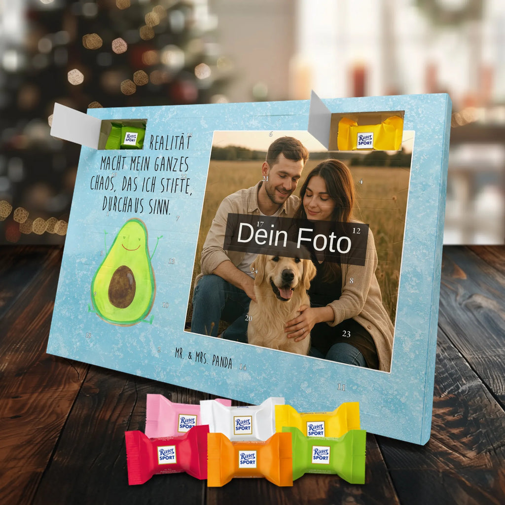  avocado Happy Personalisierter Schoko Foto Adventskalender, Gesund, Vegan, Veggie, Avocado, Chaos