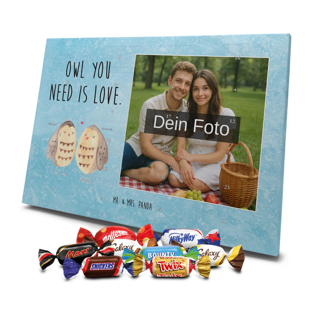  sowy miłość Personalisierter Schoko Foto Adventskalender, Eule, Freund, Freundin Geschenk, Liebe, Liebe Spruch, Eule Deko, Owl, Wortspiel Lustig, Hochzeit Spruch, All You Need Is Love