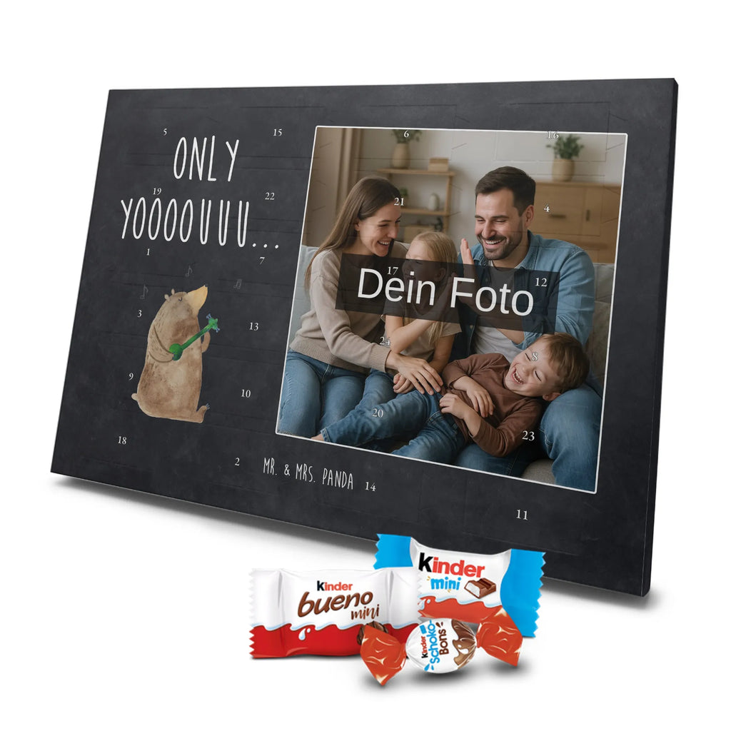 Personalisierter Schoko Foto Adventskalender Bär Gitarre Personalisierter Schoko Foto Adventskalender, Teddybär, Teddy, Bär