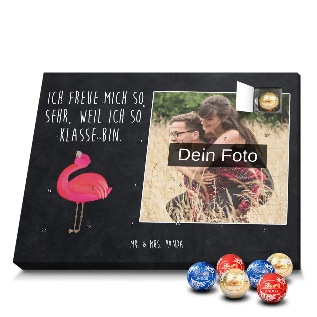  Flamingo Duma Personalisierter Schoko Foto Adventskalender, Flamingo, Schwester, Tochter, Beste Freundin, Selbstliebe, Selbstakzeptanz, Freundin, Mama, Freude, Stolz